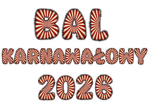 Bal Karnawałowy/ Karnawał - Napis 