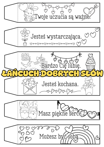 Walentynkowy Łańcuch Pozytywnych Słów - Walentynki 