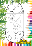 Jaja Dinozaura Rozkładane - Praca Plastyczna - Dzień Dinozaura