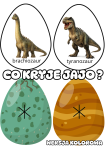 Jaja Dinozaura ( wersja kolorowa ) - Dzień Dinozaura