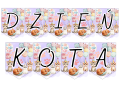 Dzień Kota - Napis / Girlanda