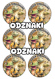 Odznaki / Medale - Dzień Dinozaura 
