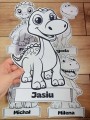 Dzień Dinozaura - Dinozaury z możliwością edycji imienia 