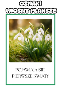 Oznaki Wiosny - Plansze Z Ilustracjami - Wiosna 