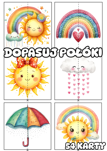 Pogoda - Dopasuj Połówki