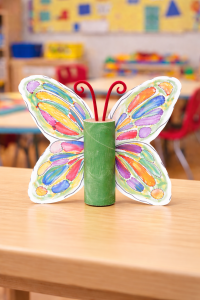 Skrzydła Motyli - Wiosenna Praca Plastyczna - Wiosna  