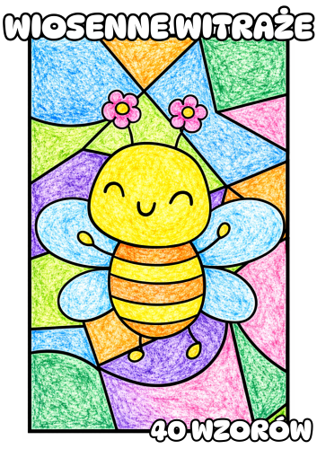 Wiosenne Witraże - Prace Plastyczne - Wiosna