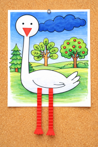 Bocian - Praca Plastyczna - Wiosna