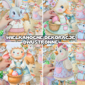 Wielkanocne Dekoracje Dwustronne   - ( wzór 1 ) - Wielkanoc 