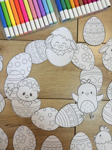 Wieniec Wielkanocny - Praca Plastyczna - Wielkanoc 