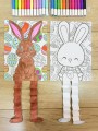 Wielkanocna Praca Plastyczna z nóżkami - Wielkanoc