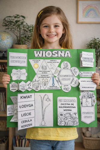 Wiosenny LAPBOOK - Wiosna