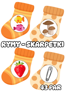 Dopasuj Rymy - Dzień Kolorowej Skarpetki