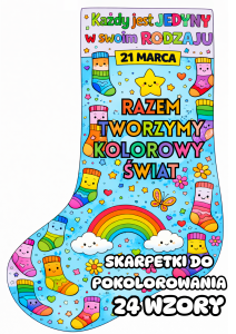 Skarpetki z Hasłami - Dzień Kolorowej Skarpetki  