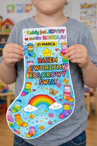 Skarpetki z Hasłami - Dzień Kolorowej Skarpetki  