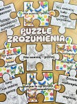 Puzzle z Hasłami do pokolorowania - Dzień Autyzmu  