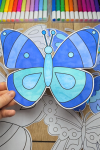 Motyle Do Pokolorowania - Dzień Autyzmu