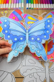 Motyle Do Pokolorowania - Dzień Autyzmu 