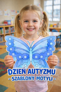 Motyle Do Pokolorowania - Dzień Autyzmu 