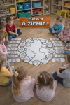  Uratuj Planetę - Dopasuj Plastry  ( wersja czarno-biała ) - Dzień Ziemi 