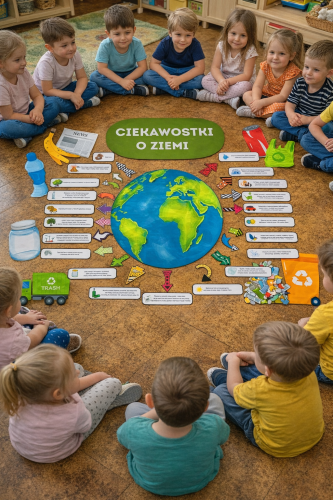 Ciekawostki o Ziemi - Gazetka / Tabliczki -  Dzień Ziemi 