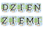 Dzień Ziemi - Napis ( wzór 2) 