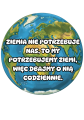 Planety z Hasłami- Wersja Kolorowa- Dzień Ziemi 