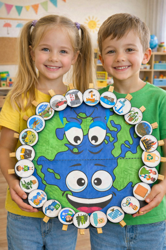 Dopasuj Elementy - Dobre i Złe dla Ziemi- Dzień Ziemi 