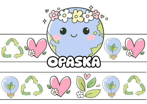 Opaska Kolorowa  (wzór 1)  - Dzień Ziemi   