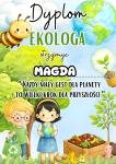 Dyplom Ekologa (wzór 1) z możliwością edycji- Dzień Ziemi