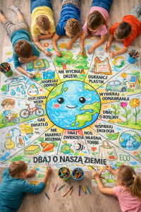 Kolorowanka XXL ( Wzór 2) - Dzień Ziemi