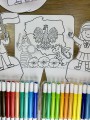Dzieci z Flagą 3D - Praca Plastyczna - Dzień Niepodległości / Święto Konstytucji 3 Maja / Polska 
