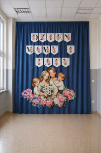 Dekoracje / Ilustracje + Napis ( wzór 1) - Dzień Mamy i Taty  