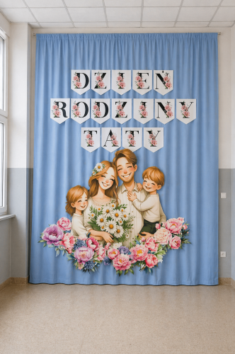 Dekoracje  + Napis ( wzór 1) - Dzień Rodziny 