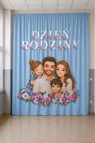 Dekoracje + Napis ( wzór 2) -  Dzień Rodziny  