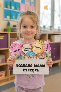  Skrzynka z Kwiatkami i Życzeniami dla Mamy - Dzień Mamy