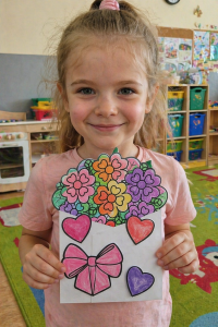  Kartki Składane z Życzeniami ( wzór 1) - Dzień Mamy i Taty  