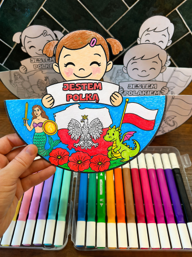 Jestem Polką/ Jestem Polakiem - Praca Plastyczna - Dzień Niepodległości / Święto Konstytucji 3 Maja / Polska 