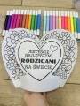 Serca stojące 3D- Dzień Mamy i Taty 