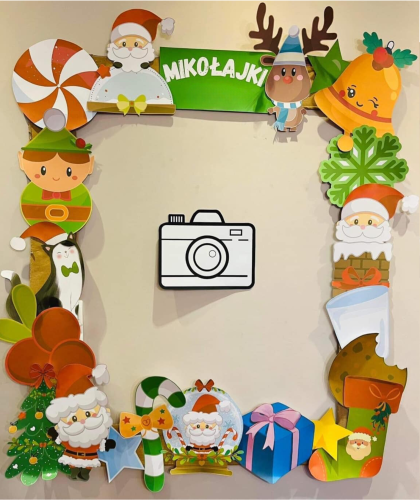 Mikołajki - Fotobudka / Ramka