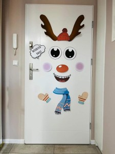 Rudol i Bałwanek na Drzwi