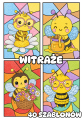 Witraże Do Pokolorowania / Prace Plastyczne - Dzień Pszczoły 