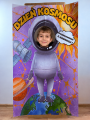 Fotobudka XXL ( wzór 3) -  Astronauta z napisem - Dzień Kosmosu/ Kosmos 