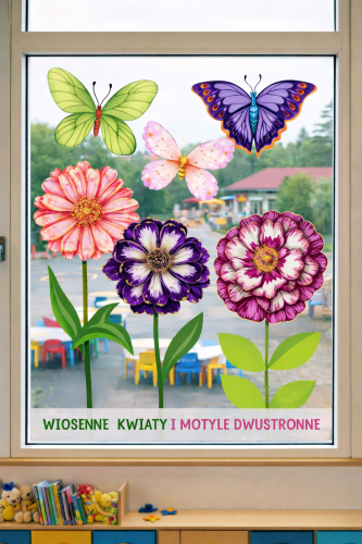 Dwustronne Kwiaty i Motyle - Dekoracje Dwustronne