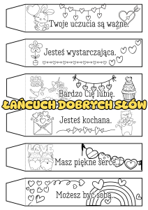  Łańcuch Pozytywnych Słów - Dzień Dziecka