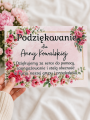 Podziękowania Dla Rodziców ( z możliwością edycji )  wersja Przedszkole - Zakończenie Roku 