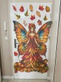 Jesień - Pani Jesień- Dekoracja na drzwi wersja PL i ANG 