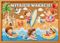 Witajcie Wakacje  ! - Gazetka / Dekoracje - Lato / Zakończenie Roku  