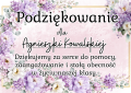 Podziękowania Dla Rodziców ( z możliwością edycji )  wersja Szkoła- Zakończenie Roku  