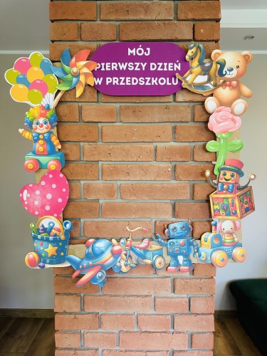Mój pierwszy  dzień w Przedszkolu - Fotobudka/ Ramka na Powitanie Dzieci 